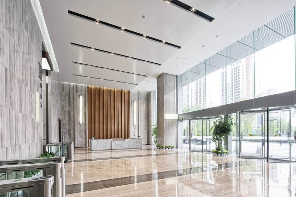 LED lighting for hallways and circulation areas